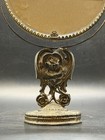 Antique Vtg Makeup Dresser Two Sided Beveled Concave Gold Gilt Filigree Mirror