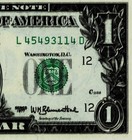 Rare 1977  1 Federal Reserve Note Francisco  Doubled Print Error   Pmg Au58 Epq