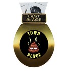 Custom Engraved Turd Place Toilet Seat Medal - Gold Or Silver
