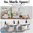 Hogarcosas Diaper Caddy Organizer For Crib  2-pack Hanging Nursery Storage Ba
