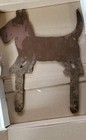Vintage Antique 1900s Scottish Terrier Metal Boot Scraper