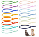 75pcs Adjustable Puppy Identification Collars In 15 Colors For Newborns