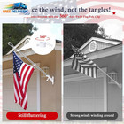 Flag Pole Kit 5ft Flag Pole For Outside House  Flag Poles With Tangle Free Flag