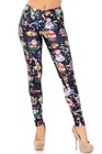 Black Wonderful Festive Christmas Leggings Black S