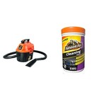 2 5 Gallon Wet dry Utility Shop Vacuum  2 Peak Hp  Car Cleaning Wipes 90 Count