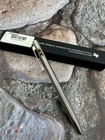 Tactile Turn Switch Pen Titanium Cnc Machined Edc Pocket Pen Made Usa