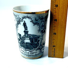 New Orleans La Louisiana Antique Church - Statue Souvenir Trinket China Cup 