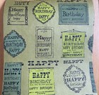 Vintage Happy Birthday Roll Of Wrapping Paper Green Department Jewelry Store 7   