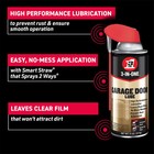 3-in-one Professional Garage Door Lubricant With Smart Straw Sprays 2 Ways  11oz