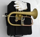 Professional Bb Flugelhorn Satin New Flugel Monel Piston By Weibster Musical