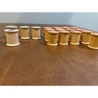Vintage Wood En Sewing Empty Thread Spools Various Brands
