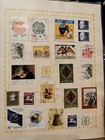 Vintage Stamps Collection Album Lot Postmark Postage Mint Used Worlwide Old