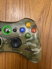Official Microsoft Xbox 360 Camo Wireless Controller - Tested - Authentic 