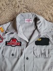 Vintaga Awana Uniform Shirt Pioneers Explorer Olympics Patches Boys Size 10