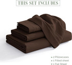 4-piece Bed Sheet Set - Luxury Bedding 1500 Premium Hotel Quality Microfiber  Al