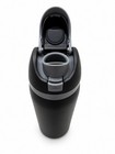 32oz Insulated Water Bottle Black Leak Proof Straw Lid Stainless Steel Bpa Free