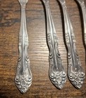 Lot Of 9 Vintage Rogers Stainless Korea Silverware 8 Forks 1 Spread Knife