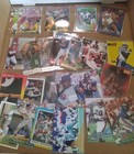 Huge Mixed 4 Row Shoe Box Card Collection Lot  Football  Basketball    Baseball 