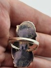 Vintage Ring   Earrings 925 Sterling Silver Black Onyx Southwestern Leaves