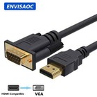 New Hdmi Male To Vga D-sub Pc Tv Computer Monitor Male Video Adapter Cable