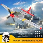 Volantexrc 4-ch P-51d Mustang Rc Plane  3 Flight Modes one-key Aerobatic With 2b