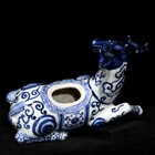 10 2 chinese Vintage Antique Ming Dynasty Xuande Blue And White Deer