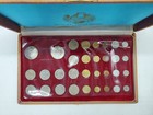 1960s Royal Thai Mint Thailand Set Of 32 Coins - Complete With Box