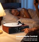 Bluetooth Record Player  3-speed Turntable - Classic Walnut Classic Walnut