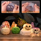 Huakener 2 Pack Pumpkin Candle Molds 3d Silicone For Resin Soap Halloween