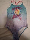 Jojo Siwa Girls Swimwear Set 5 Piece Unicorn Bow Short Sleeve Upf 50  Size 5-6
