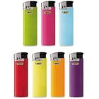 Bic Electronic Lighters 50 Count Tray Plain Assorted Colors Regular Disposable