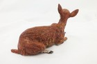 Fritz Bermann Bronze Deer Figurine Wb 1608 Hand Painted Vienna Austria 5  1 2 