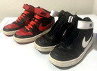 Nike Youth Shoes Black   White Sneakers   Red   Black Sneakers Size 4y High Tops