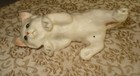 Vtg White Porcelain Persian Cat Kitten Figurine Playful Lefton 1960s H4026 Japan