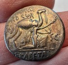  39  Roman Republic  Silver Denarius Ancient Coin   Pre-empire