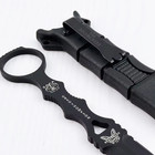 Benchmade 176bk Socp   Dagger 440c Stainless Steel Black Sheath Knife   