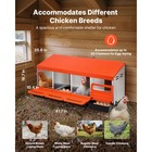 Uimoso 4-compartment Metal Chicken Nesting Box With Egg Collection Lids