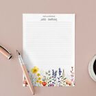 Personalized - 30pcs Stationery Writing Paper  Wildflower Stationary