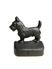 Antique Bradley   Hubbard Cast Iron Scottie Dog Bookends Beautiful Condition