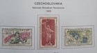Czechoslovakia- 1959 -  Lot Of Stamps  On Album Page - Used
