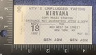 Nirvana Mtv Unplugged Concert Ticket Stub 11 18 93 Vinyl Sticker decal 2x4   
