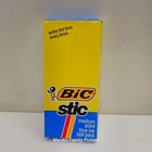 New Bic Cristal Ms11 Blue Medium Point Ballpoint Pen Smooth Writing Office