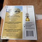 Hampton Bay Chateau Seville Mini Pendent Fixture Ceiling Light Lamp Walnut