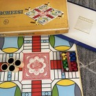 2 Vintage Board Games Lot  4620 Easy Money  parcheesi  missing One Yellow Piece 