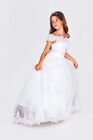 Flower Girls Princess Party Wedding Birthday Formal Kids Holy Communion Dress 8y