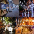 144led 30cm Outdoor Meteor Shower Rain String Light Tree Xmas Garden Party Decor