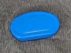 East German Blue Bread Container Lunch Box Plastic Ddr Gdr Veb Novopack 60s 70s