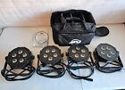 American Dj- Mega Hex Par- 5x6 Watt- Rgbwa uv Hex Led s- 4pak