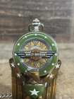 Harley Davidson 1942 Wla Military Pocket Watch With Stand Franklin Mint
