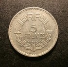 1945 France Five Francs Coin